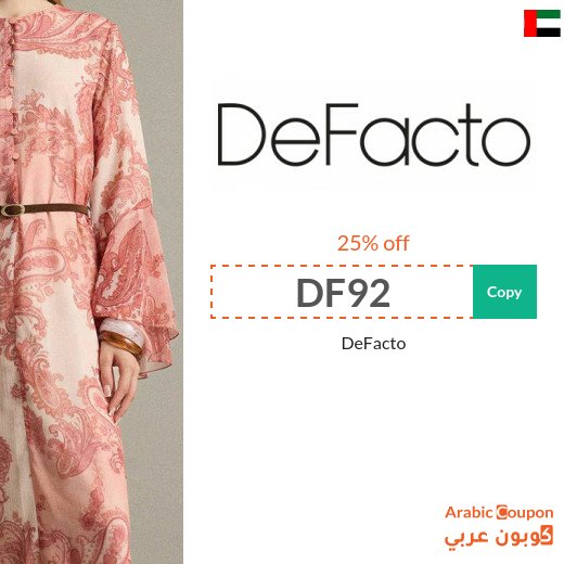 Defacto promo code and offers for elegant fashion with discounted prices up to 90%