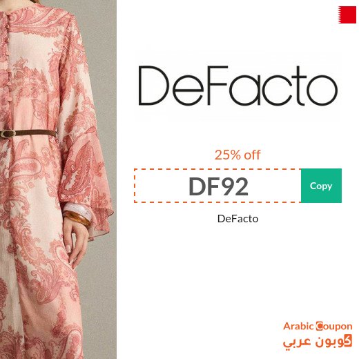 Defacto promo code and offers for elegant fashion with discounted prices up to 90%