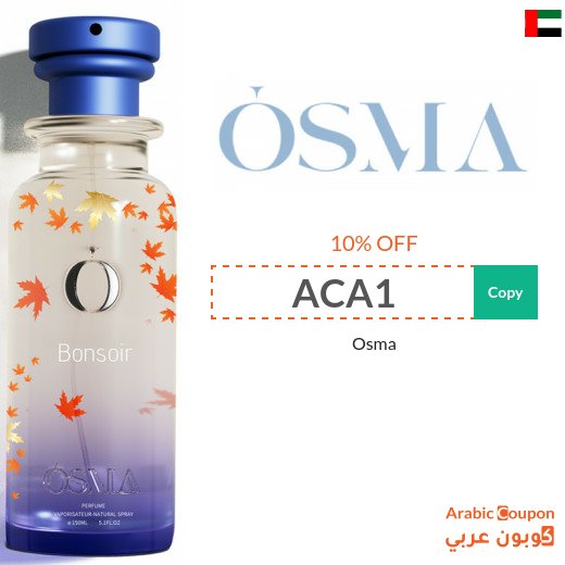 Osma discount code on all perfumes - New 2026