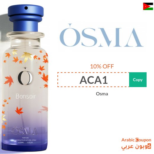 Osma discount code on all perfumes - New 2026