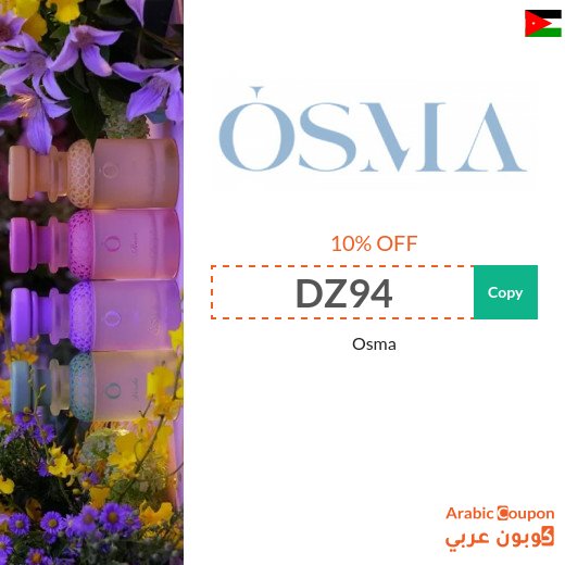 Osma promo code 2026 on all perfumes in Jordan