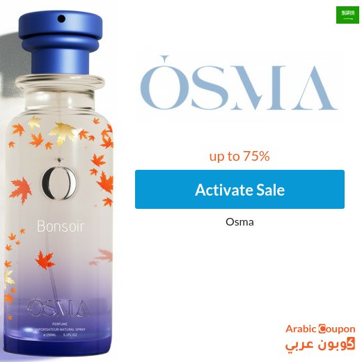 Osma Sale and Offers up to 75% in Saudi Arabia - 2026