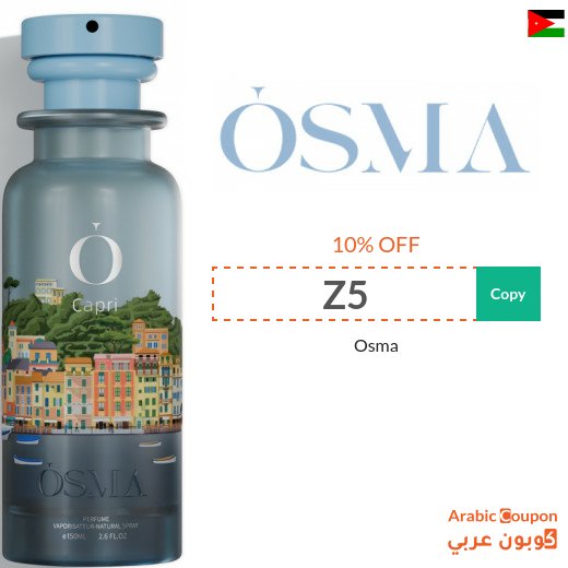 10% Osma coupon code on all purchases in Jordan