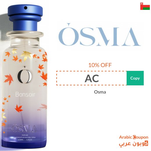 Latest Osma Perfumes 2026 | Osma Promo Code "AC" or "ACA" or "ARC5"