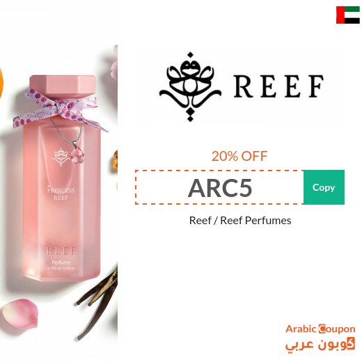 Reef Perfumes promo code "ARC5" on all purchases
