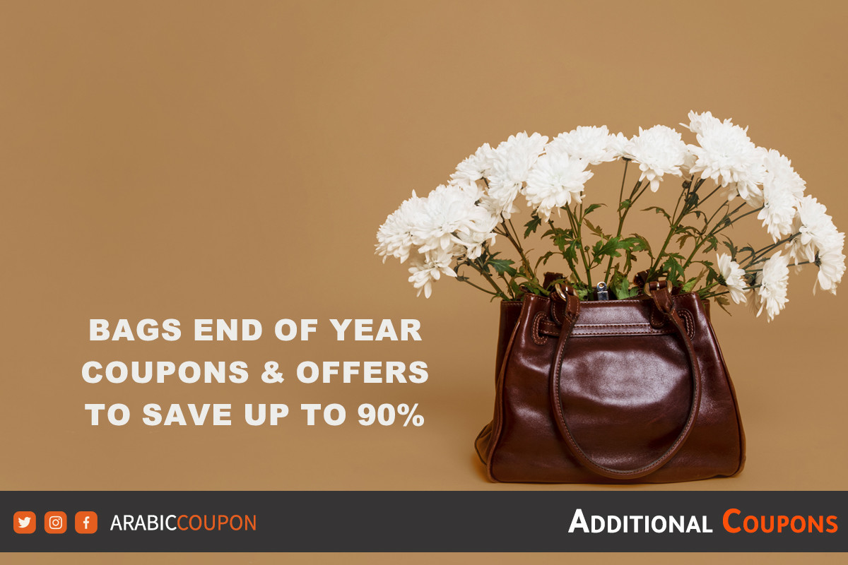 End of year coupons and offers on bags to save up to 90%