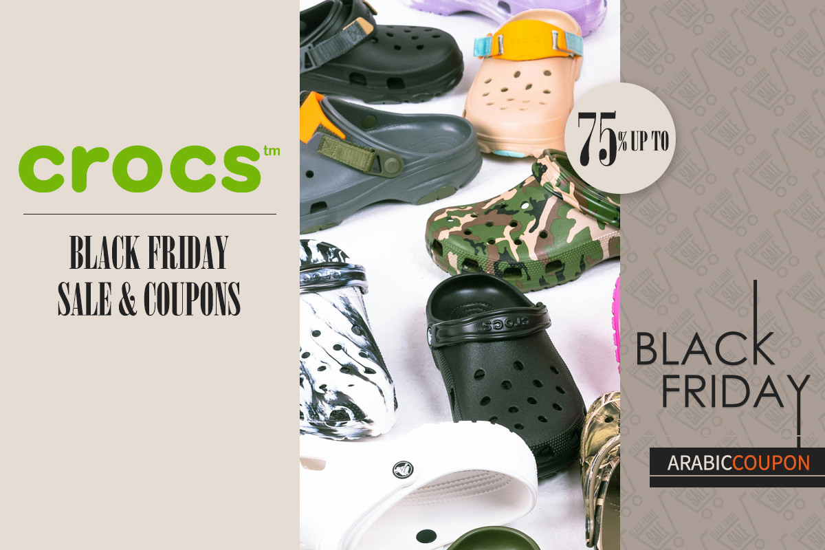Up to 75% Crocs promo code and Black Friday Sale