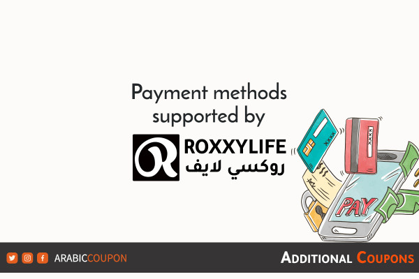 Payment methods supported by RoxxyLife for online shopping with extra promo code