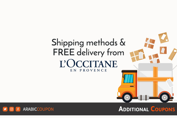 FREE delivery for online shopping from L'Occitane with additional coupons