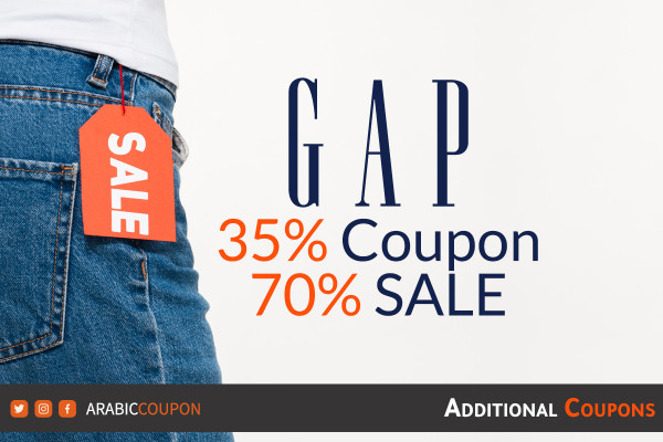 70% GAP Sale with 35% GAP promo code online exclusively