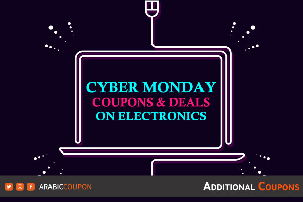 Cyber Monday coupons and offers on electronics with a discount of up to 85%