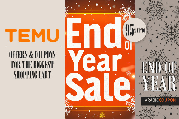 End of Year offers up to 95% with Temu promo code are waiting for the biggest shopping cart
