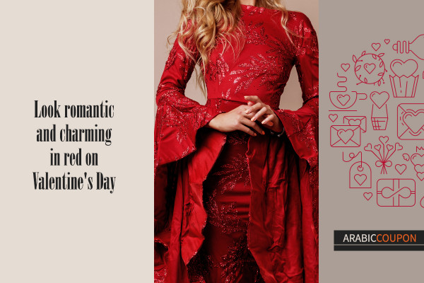 Look romantic and charming in red on Valentine's Day + Coupons