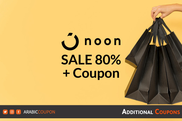 80% off noon Sale on all products with noon coupon