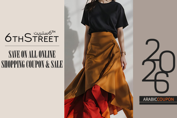 Save on all online shopping with 6th Street coupon and Sale