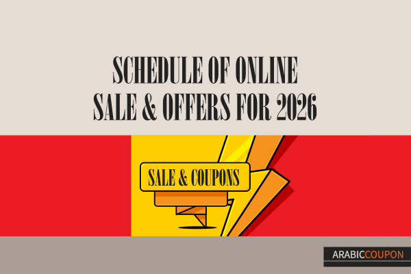 Online Sale & offers Schedule for 2026 - Additional Coupons & Promo Codes