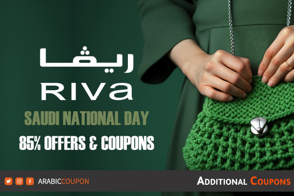 Shop now with Saudi National Day 94 offers and Riva promo code