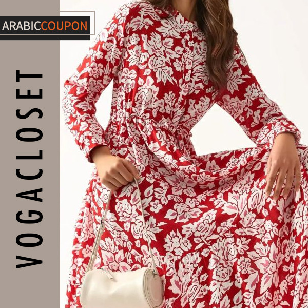 Hiccup Red Floral Maxi Dress