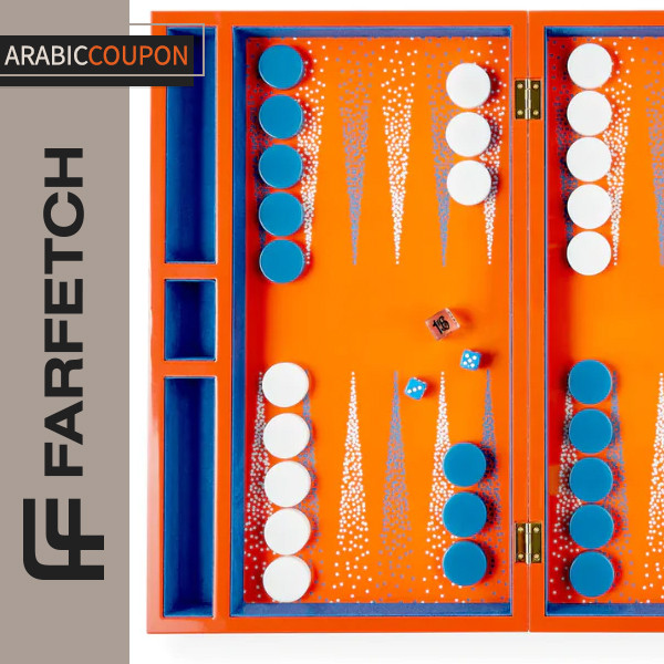 A luxurious backgammon table from Jonathan Adler