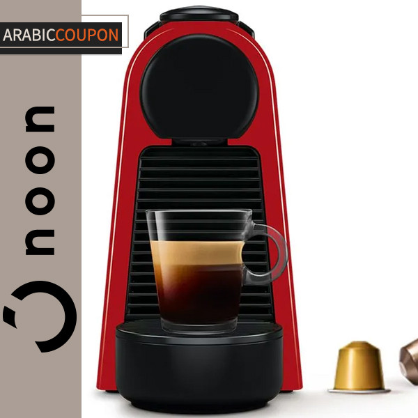 Nespresso Essenza Mini Coffee Machine in Red for Valentine's Gift