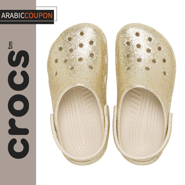 Crocs Chunky Glitter clog for girls