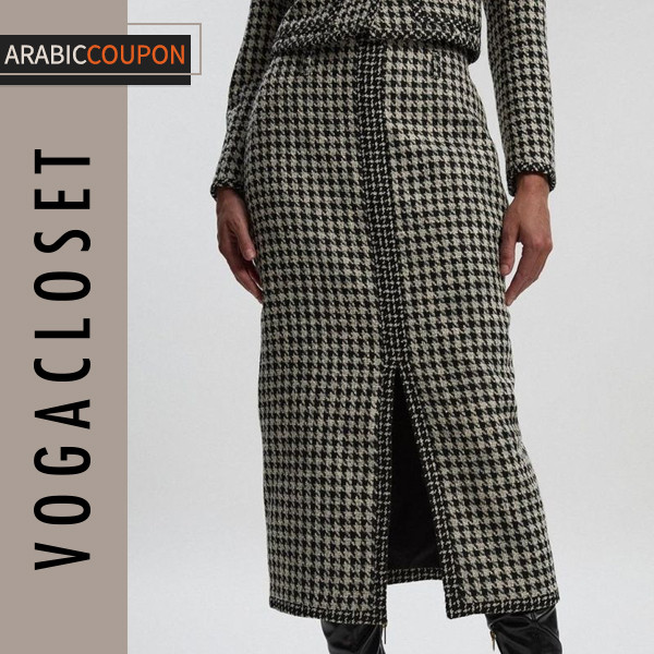 Karen Millen Tweed Skirt with Classic Style Karen Millen Tweed Skirt with Classic Style