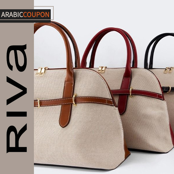 Riva Canvas & Leather Reversible Tote Bag