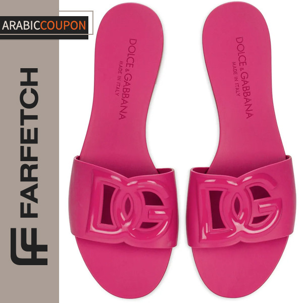 Dolce & Gabbana Fuchsia Slippers to show the luxury of summer in trendy way