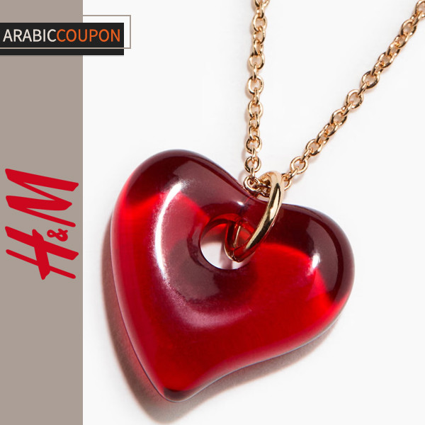 H&M Red Heart Necklace