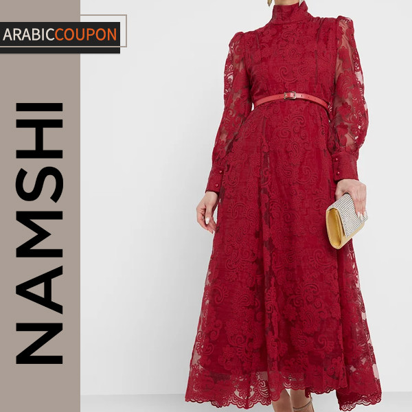 Long Red Khizana Dress