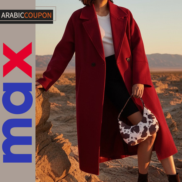 Max Fashion's elegant red coat