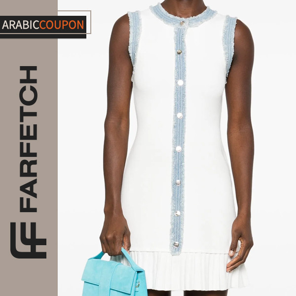 Sandro's white color knit dress