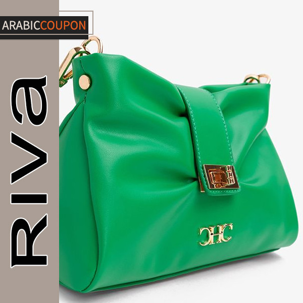 Bright green Riva cross bag