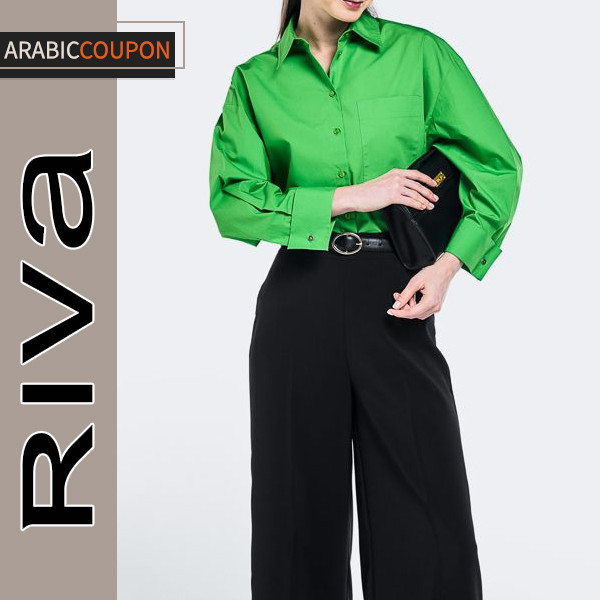 Riva green long-sleeved shirt