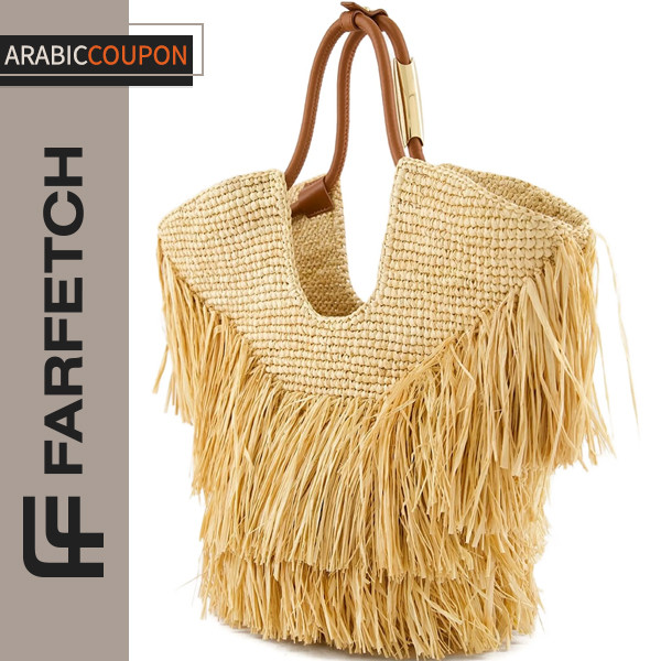 Zimmermann Fringed Straw Bag