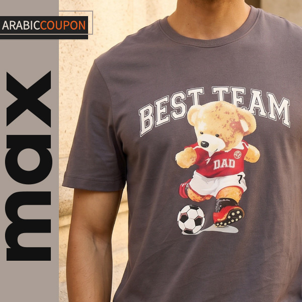 Max Fashion Men's printed T-shirt Max Fashion Men's printed T-shirt