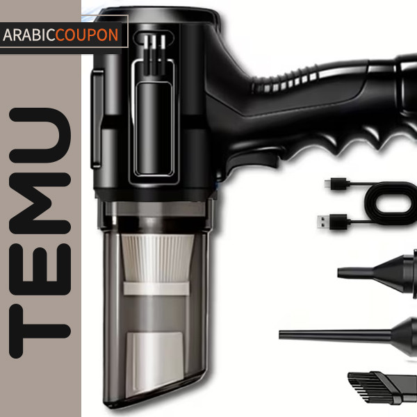 Powerful manual vacuum cleaner