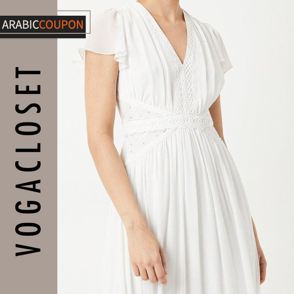 Oasis White Maxi Dress