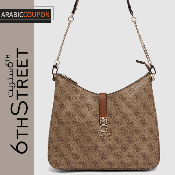 Guess Satchel with logo print