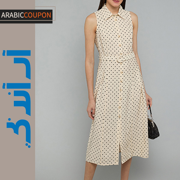 فستان ار & بي بولكا دوت
