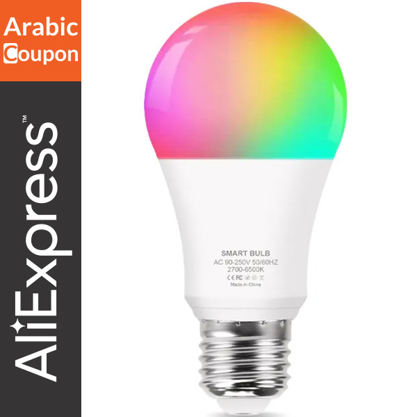 Tuya smart bulb E27 with 96% off