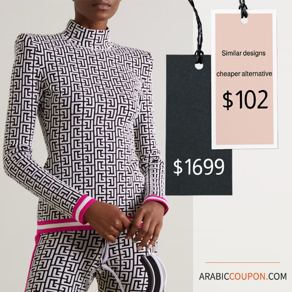 Balmain jacquard sweater from Aliexpress