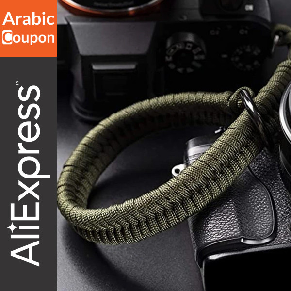 Braided wrist camera strap