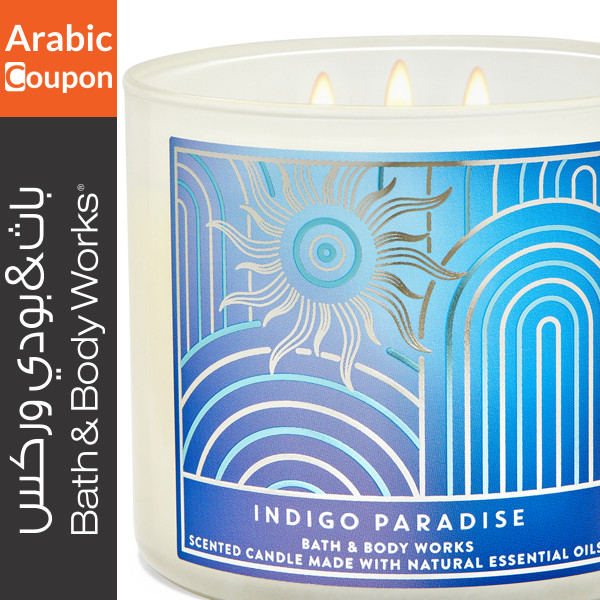 Bath and Body Works Indigo Paradise candle