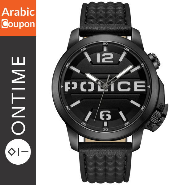 Black police watch - Modern Elegant men watch