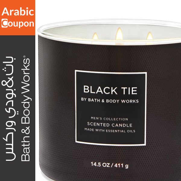 Bath & Body Works Black Tie candle