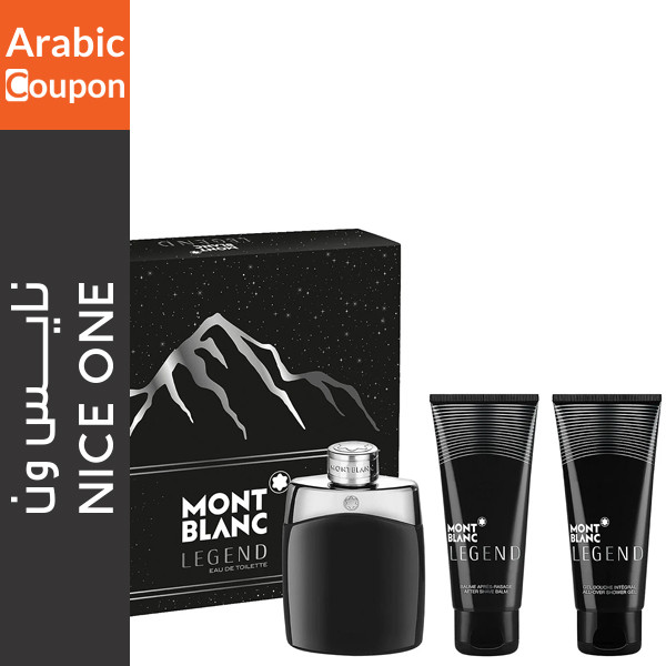 Mont Blanc Legend perfume set for men