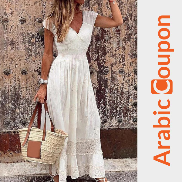 Long lace summer dress - Women's summer dresses from AliExpress