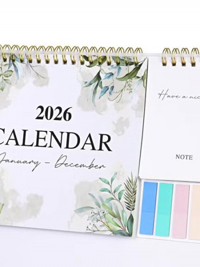 2026 desk calendar is included in End-of-Year sale with 66% OFF & Noon promo code