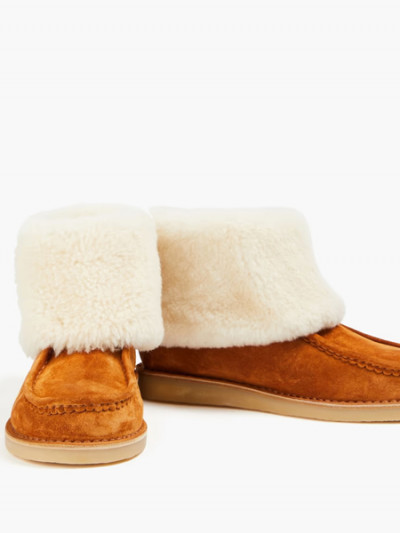 55% off Chloe Jessie suede shoes with sheepskin lining with The Outnet coupon